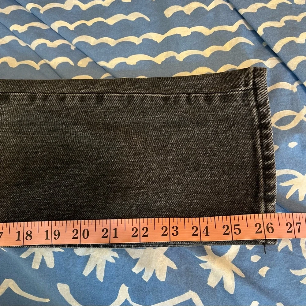 Rag & Bone Ankle Cigarette Jean in Black BK Bunnys Denim Size 26